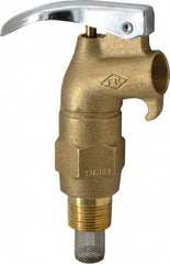 Value Collection - 3/4" NPT Brass Rigid Drum Faucet - FM Approved, External Arrester, Self Closing - Americas Tooling