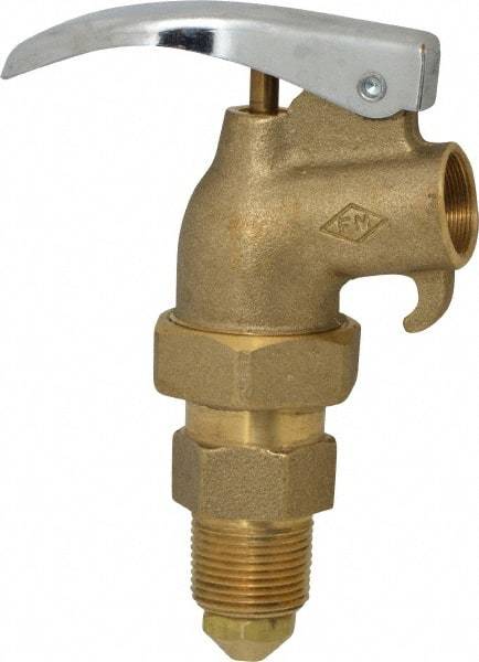 Value Collection - 3/4" NPT Brass Adjustable Drum Faucet - FM Approved, Internal Arrester, Self Closing - Americas Tooling