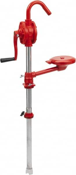 Wesco Industrial Products - Cast Iron Hand Operated Rotary Pump - Cast Iron, For Fuel Oil Products - Americas Tooling