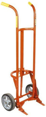 Wesco Industrial Products - 1,000 Lb Load Capacity, 55 Gal Drum Hand Truck - 24" Wide x 58" High, 4 Wheels - Americas Tooling