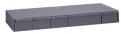 Durham - 6 Drawer, Small Parts Steel Storage Cabinet - 11-5/8" Deep x 33-3/4" Wide x 4" High - Americas Tooling