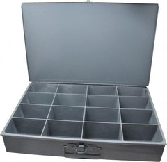 Durham - 16 Compartment Small Steel Storage Drawer - 18 Inches Wide x 12 Inches Deep - Americas Tooling