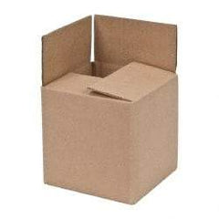 Made in USA - 6" Wide x 6" Long x 6" High Corrugated Shipping Box - Brown, 200 Lb Capacity - Americas Tooling