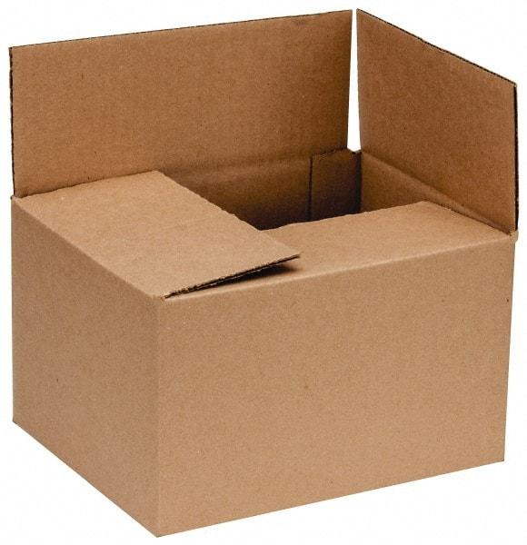 Made in USA - 8" Wide x 10" Long x 6" High Corrugated Shipping Box - Brown, 200 Lb Capacity - Americas Tooling