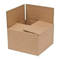 Made in USA - 10" Wide x 10" Long x 6" High Corrugated Shipping Box - Brown, 200 Lb Capacity - Americas Tooling