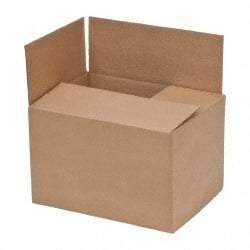 Made in USA - 12" Wide x 16" Long x 10" High Corrugated Shipping Box - Brown, 200 Lb Capacity - Americas Tooling