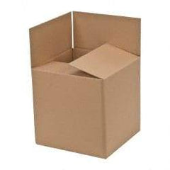 Made in USA - 16" Wide x 16" Long x 16" High Corrugated Shipping Box - Brown, 200 Lb Capacity - Americas Tooling