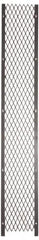 Folding Guard - 5' Wide x 7' High, Temporary Structure Woven Wire Panel - 10 Gauge Wire, 1-1/2 Inches x 16 Gauge Channel Frame, Includes Hardware, Top Capping and Floor Socket - Americas Tooling