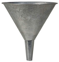 Value Collection - 1 Qt Capacity Steel Funnel - 5-1/2" Mouth OD, Straight Spout - Americas Tooling