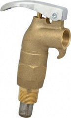 Value Collection - 3/4" NPT Brass Rigid Drum Faucet - External Arrester, Self Closing - Americas Tooling