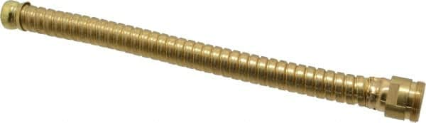 Justrite - Brass Flexible Drum Faucet Extension - 8" Long Extension - Americas Tooling