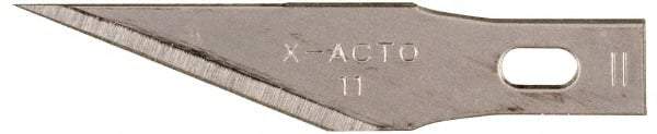 X-ACTO - 100 Piece Steel Hobby Blade - 1-19/32" OAL - Americas Tooling