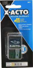 X-ACTO - 15 Piece Steel Hobby Blade - 1-19/32" OAL - Americas Tooling