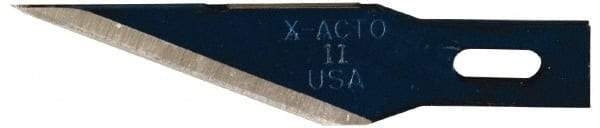 X-ACTO - 500 Piece Steel Hobby Blade - 1-19/32" OAL - Americas Tooling