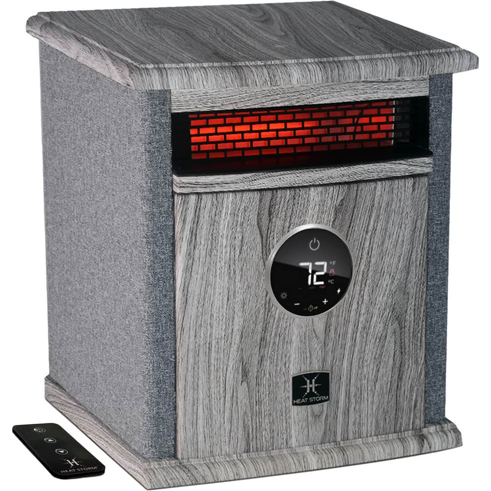 Workstation & Personal Heaters; Type: Infrared Heater; Voltage: 120V AC; Wattage: 1500; Cord Length: 6; Length (Inch): 11 in; Width (Inch): 13-1/2 in; Number of Switch Positions: 2.000; Wattage: 1500