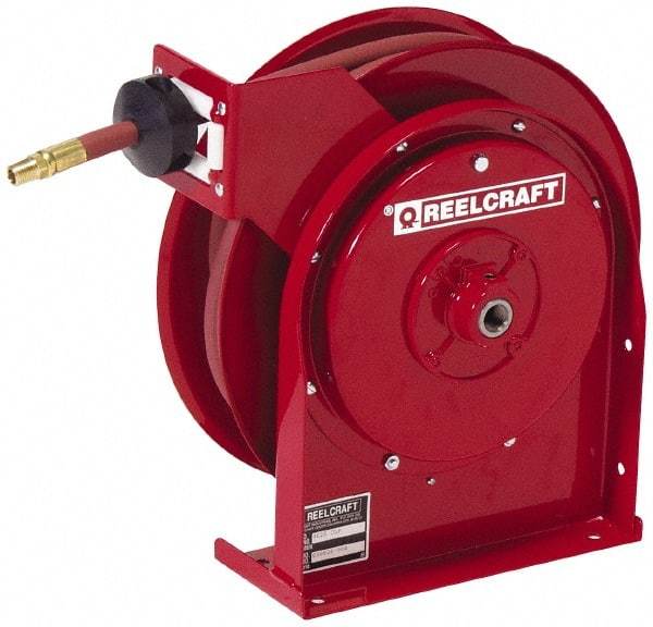 Reelcraft - 25' Spring Retractable Hose Reel - 300 psi, Hose Included - Americas Tooling