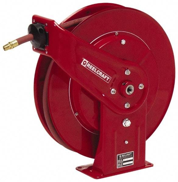 Reelcraft - 70' Spring Retractable Hose Reel - 300 psi, Hose Included - Americas Tooling