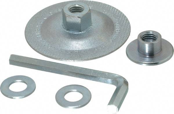 Norton - Grinding Wheel Adapter Kit - 1/16 to 1/4" Wheel Width, Right Handed - Americas Tooling