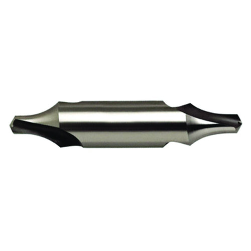 1.6 mm × 35.5 mm OAL 60 Degree HSS Center Drill Plain Uncoated - Americas Tooling