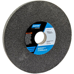 Norton - 7" Diam x 1-1/4" Hole x 1/2" Thick, J Hardness, 46 Grit Surface Grinding Wheel - Americas Tooling