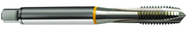 M1.8x0.35 6H 2-Flute Cobalt Yellow Ring Spiral Point Plug Tap-Bright - Americas Tooling