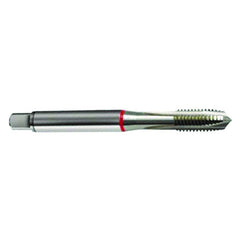 M5 x .80 3FL 6H Cobalt Spiral Point Plug Red Ring Tap-Bright FORM-B - Americas Tooling