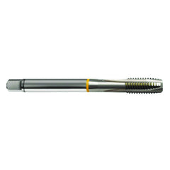 M4 x .70 3FL 6H Cobalt Spiral Point Plug Yellow Ring Tap-Bright FORM-B DIN 376 - Americas Tooling