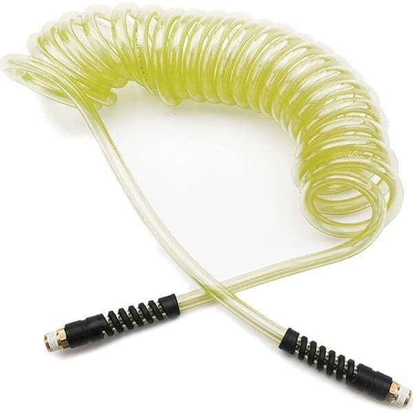 Parker - Coiled & Self-Storing Hose Inside Diameter (Inch): 1/4 Material: 95A Shore Durometer Polyurethane - Americas Tooling