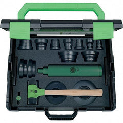 KUKKO - 37 Piece, Black/Green Plastic Bearing Fitting Kit - For Use with Ball Bearings - Americas Tooling