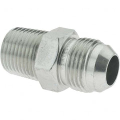 Parker - 5/8" Tube OD x 1/2-14 Male NPT 37° Steel Flared Tube Straight Thread Connector - Americas Tooling