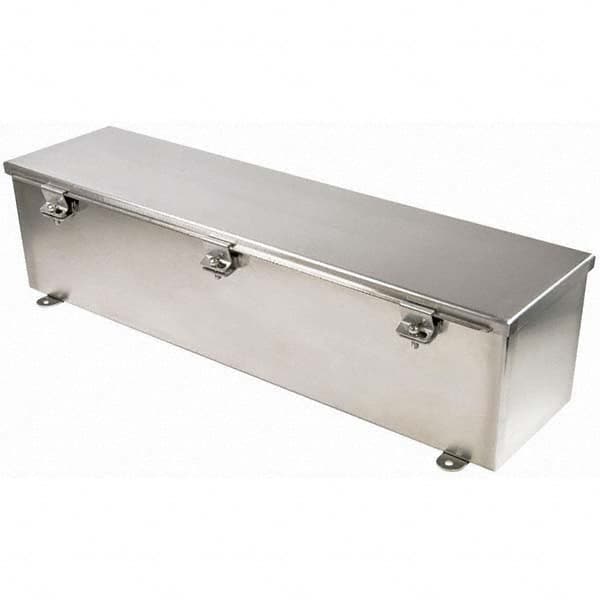 Wiegmann - NEMA 4X Stainless Steel Junction Box Enclosure with Hinge Cover - Americas Tooling