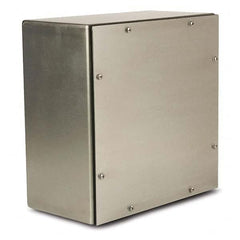 Wiegmann - NEMA 4X Stainless Steel Junction Box Enclosure with Screw Cover - Americas Tooling