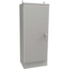 Wiegmann - NEMA 4X Stainless Steel Standard Enclosure with Cabinet Hinged Cover - Americas Tooling