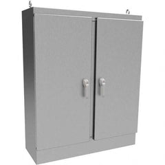 Wiegmann - NEMA 4X Stainless Steel Standard Enclosure with Cabinet Hinged Cover - Americas Tooling