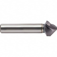 Guhring - 25mm Head Diam, 10mm Shank Diam, 3-Flute 90° Cobalt Countersink - Americas Tooling