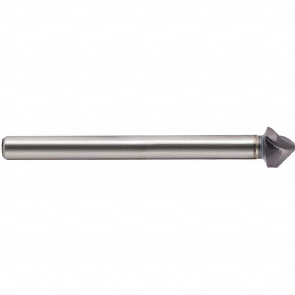 Guhring - 10.4mm Head Diam, 6mm Shank Diam, 3-Flute 90° High Speed Steel Countersink - Americas Tooling