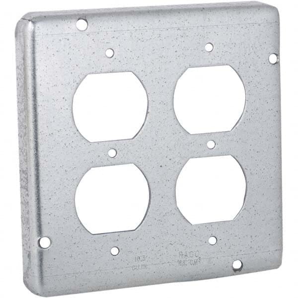 Hubbell-Raco - Steel Electrical Box Cover - Americas Tooling