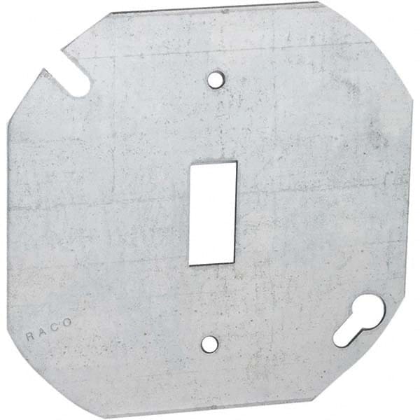 Hubbell-Raco - Steel Electrical Box Flat Cover - Americas Tooling