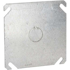 Hubbell-Raco - Steel Electrical Box Flat Cover - Americas Tooling