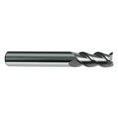 18mm Dia. - 92mm OAL - 45° Helix Bright Carbide End Mill - 3 FL - Americas Tooling