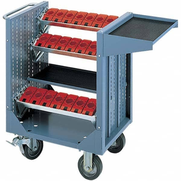 LISTA - CNC Storage Carts Style: CNC Tool Cart with Tool Carrier Taper Size: HSK 50A - Americas Tooling