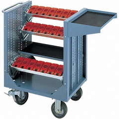 LISTA - CNC Storage Carts Style: CNC Tool Cart with Tool Carrier Taper Size: HSK 100A - Americas Tooling