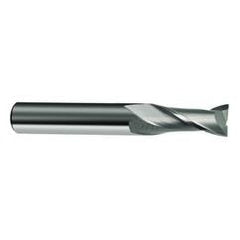 20mm Dia. x 104mm Overall Length 2-Flute Square End Solid Carbide SE End Mill-Round Shank-Center Cut-Uncoated - Americas Tooling