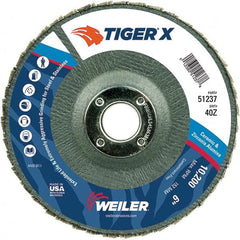 Weiler - Flap Discs Abrasive Type: Coated Flap Disc Type: Type 29 - Americas Tooling