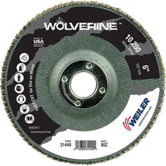 Weiler - Flap Discs Abrasive Type: Coated Flap Disc Type: Type 29 - Americas Tooling