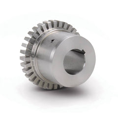 TB Wood's - Flexible Coupling; Type: Coupling Hub ; Bore Diameter (Decimal Inch): 2.1875 ; Maximum Bore Diameter (Inch): 2.1875 ; Outside Diameter (Inch): 3.44 ; Overall Length (Inch): 3 ; Material: Steel - Exact Industrial Supply