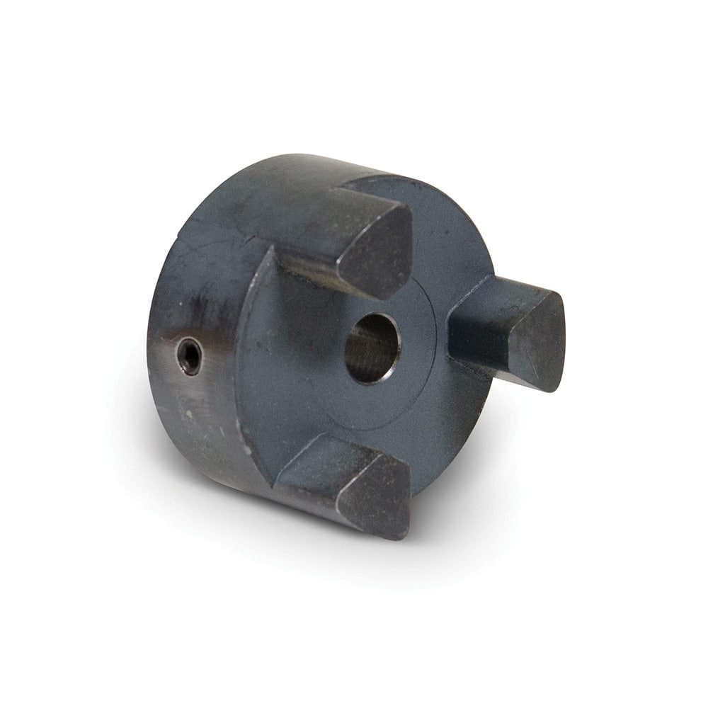 TB Wood's - Flexible Coupling; Type: Coupling Half ; Bore Diameter (Decimal Inch): 0.4375 ; Maximum Bore Diameter (Inch): 0.4375 ; Outside Diameter (Inch): 2.53 ; Overall Length (Inch): 1.06 ; Material: Sinter Carbon Steel - Exact Industrial Supply