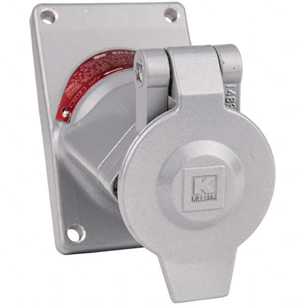 Hubbell Killark - Straight Blade Receptacles Receptacle Type: Single Receptacle Grade: Industrial - Americas Tooling