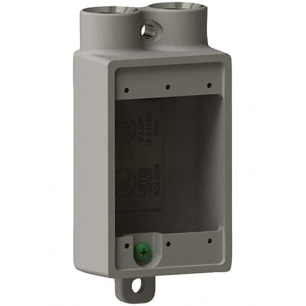 Hubbell Killark - Electrical Outlet Boxes & Switch Boxes Enclosure Type: Device Box Enclosure Shape: Rectangle - Americas Tooling