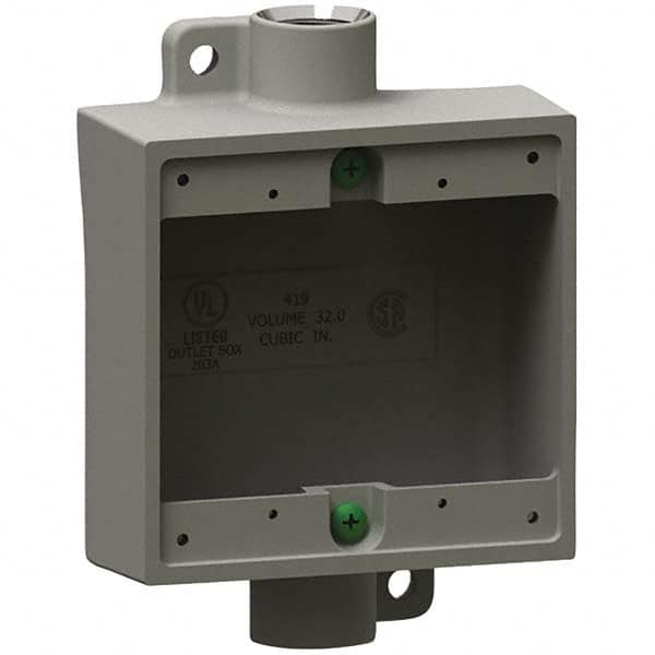 Hubbell Killark - Electrical Outlet Boxes & Switch Boxes Enclosure Type: Device Box Enclosure Shape: Square - Americas Tooling